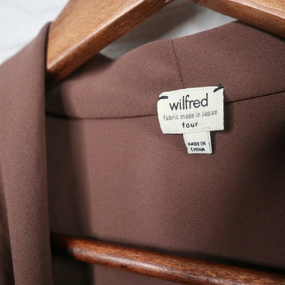 Wilfred deep v button wrap dress - Picture 4 of 9